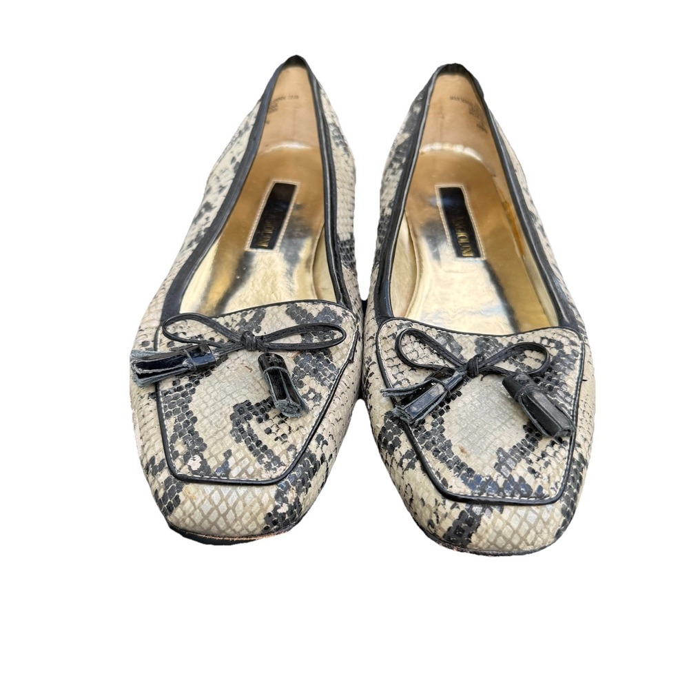 VTG‎ Enzo Angiolini Ealizzia shoes Snakeskin Size 6.5m